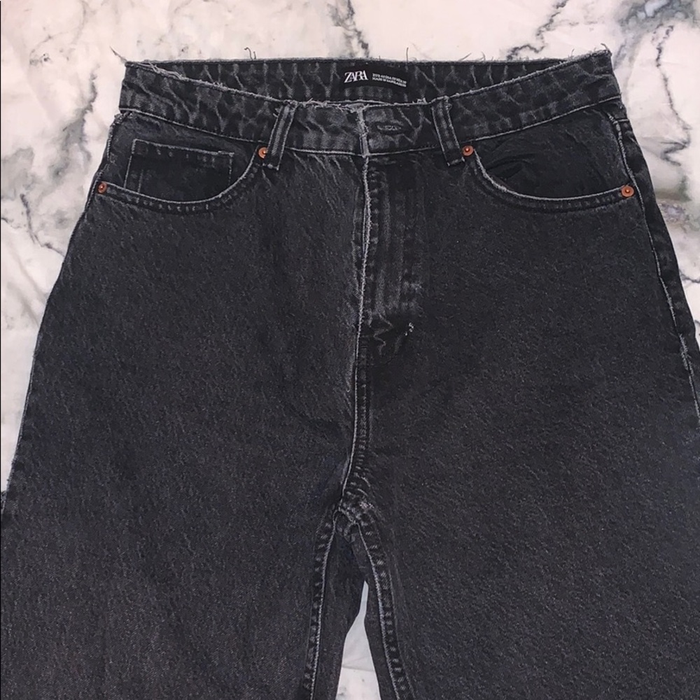 ZARA Distressed Mom Jeans